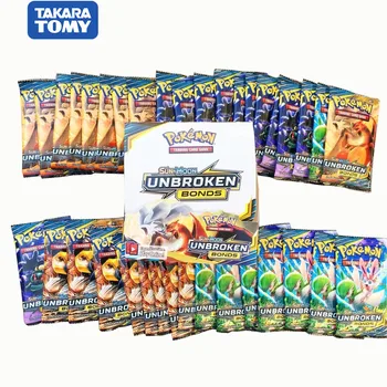 

324 Cards Pokemon Card TAKARA TOMY The Newest Sun & Moon UNBROKEN Trading Card Game Kids Collection Toys