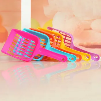 

Useful Cat Litter Shovel Pet Cleanning Tool Plastic Scoop Cat Sand Cleaning Products Toilet For Dog Food Spoons Hot
