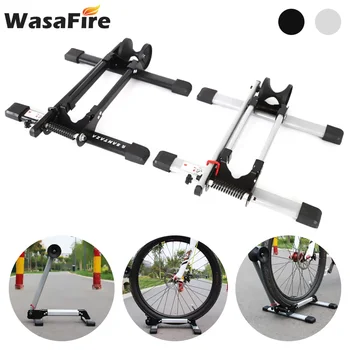 

Foldable Floor Bike Stand Adjustable Bicycle Storage Holder Mountain Bikes Cycle Parking Rack Repair Tool For MTB Road Bikes