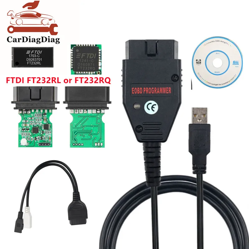 2021 Galletto 126 FTDI FT232RQ RL автомобильный диагностический инструмент OBD ECU Программатор