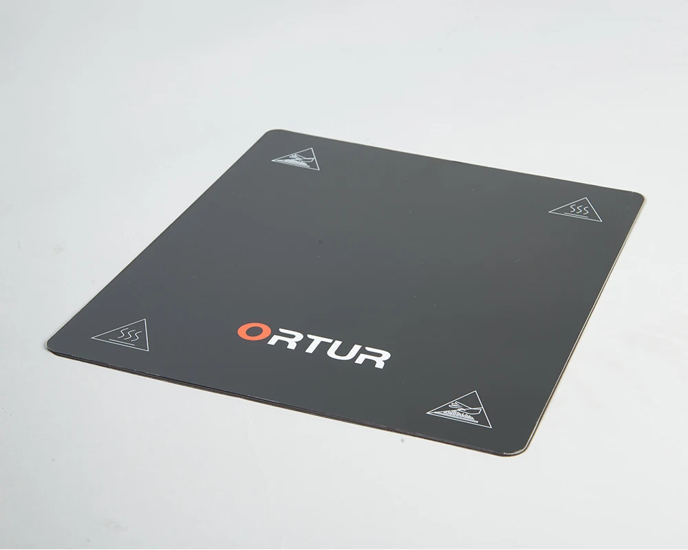 ORTUR 3D 5/10 шт. ПЭТ или магнитная накладка+ Съемная углеродистая сталь сборка поверхности пластины с подогревом кровати части для Ortur4 V1 V2 3d принтер