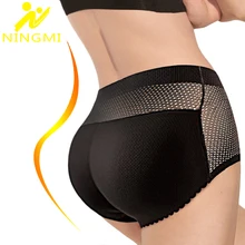 NINGMI сексуальные трусики для женщин с усилением бедер, Утягивающие трусики с накладками на ягодицах