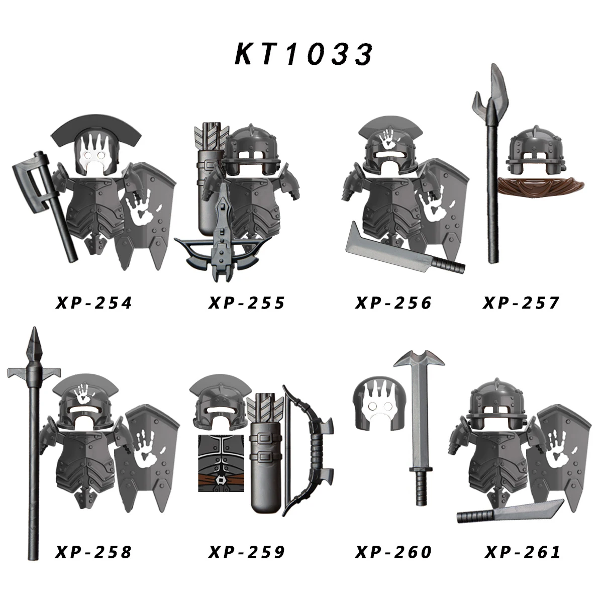 Single Sell Koruit KT1033 Lord Uruk-hai Archer Heavy Infantry Crossbow Action Figure Accessories Building Blocks Toys | Игрушки и хобби