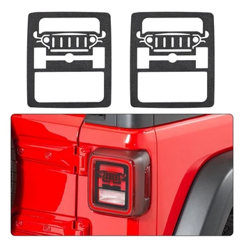 

Rear Taillights Light Guard Tail Light Cover for 2018-2019 Jeep Wrangler JL Sport/Sports - 1 Pair