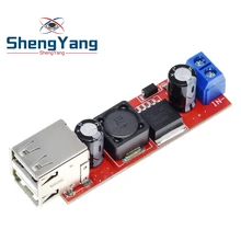 ShengYang – Module de convertisseur abaisseur DC-DC, 6V-40V à 5V, 3a, Double USB, pour chargeur de véhicule, LM2596