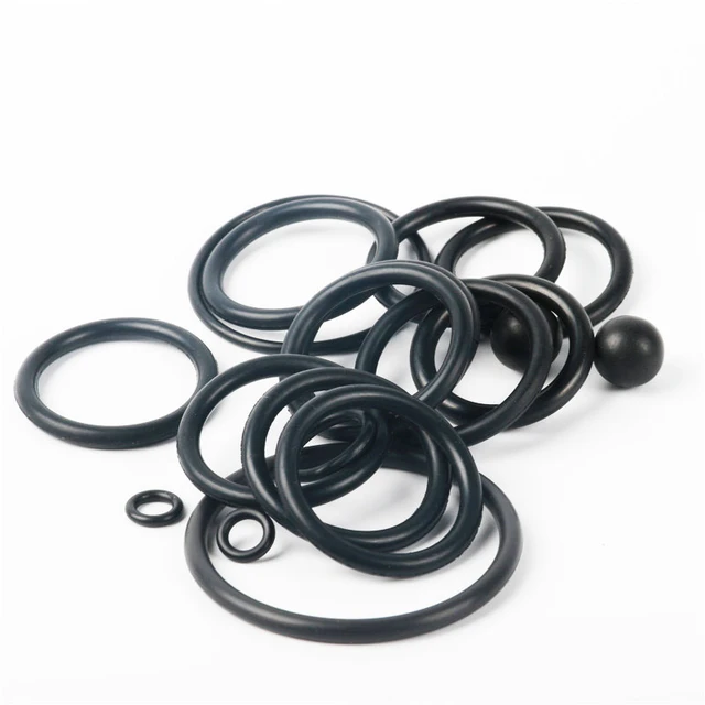 500 Teile/los O-Ring CS 1,5mm Gummi Ring Schwarz NBR Abdichtung OD 5*