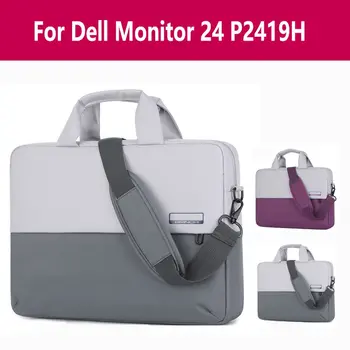 

For Dell Monitor 24 P2419h Laptop Shoulder Bag Notebook Messenger Bag Multipurpose for Sleeve Bag Travel Briefcase