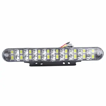 

Car Daytime Light DRL Driving Turn Signal Fog Lamp White Amber 12V 19*2.5*4cm Accesorios Coche Car Lights With Screws