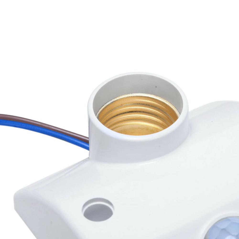 Светодиодный светильник E27 детектор движения Автоматический инфракрасный PIR датчик движения настенный светильник держатель гнездо переключатель инструмент