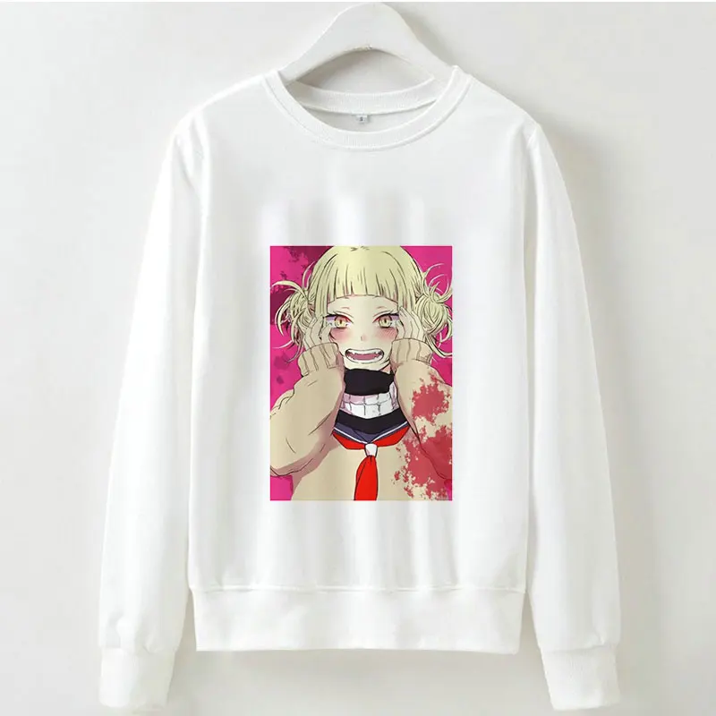 Toga Himiko толстовки Толстовка Осень Зима My Hero Academy аниме с длинными рукавами Kpop Vogue Harajuku Ahegao мультфильм печати женщин - Цвет: 2270
