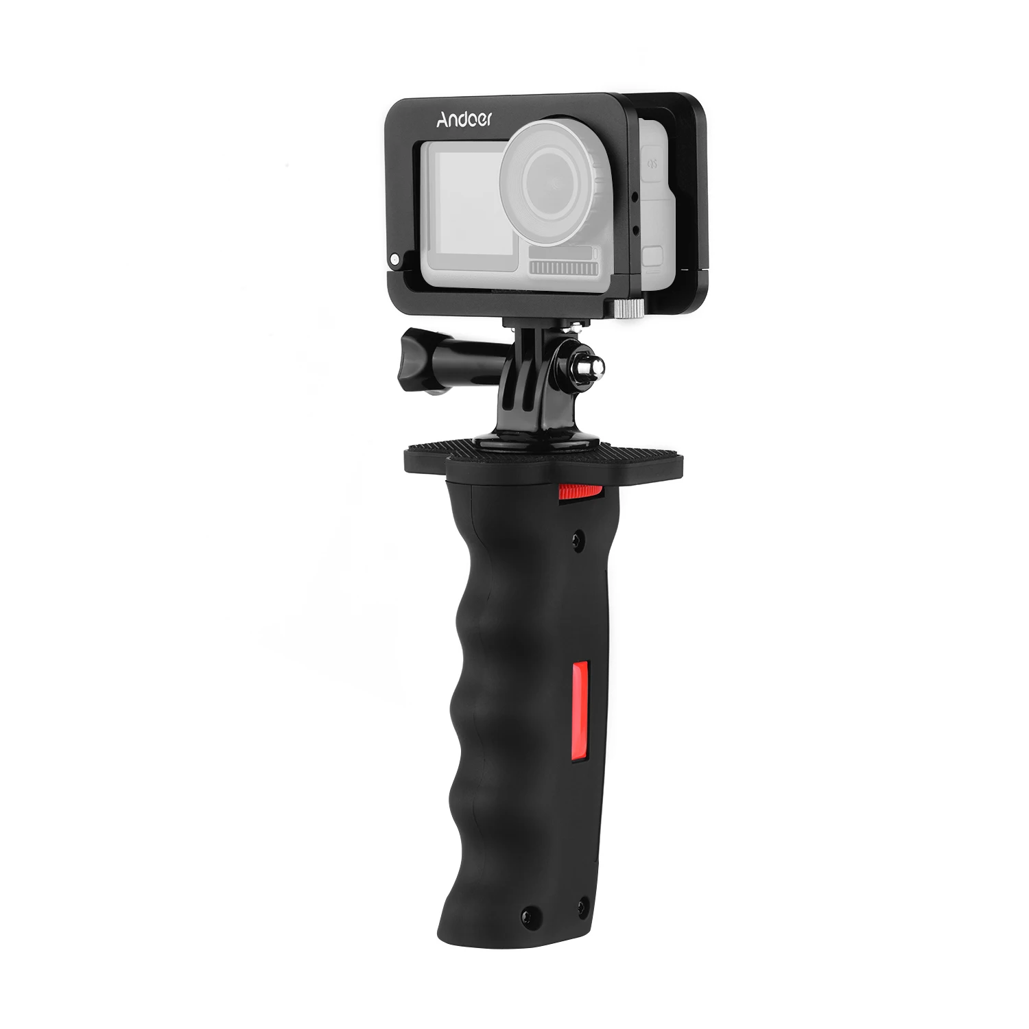 Andoer металлическая клетка для камеры, совместимая с OSMO ACTION Vlogging чехол для съемки с креплением для холодного башмака 1/4 винтовые интерфейсы