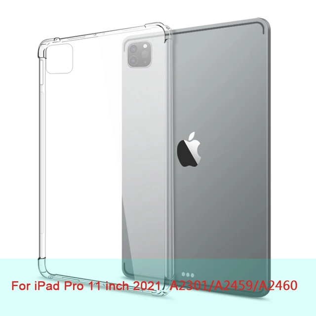For New iPad 7 8 9 10.2 9.7 2021 5 6 Air 10.9 2 3 4 Case TPU Silicon Transparent Cover For iPad Pro 10.5 '' 11'' Mini 2 3 4 5 6 iPad Pro 11 2021