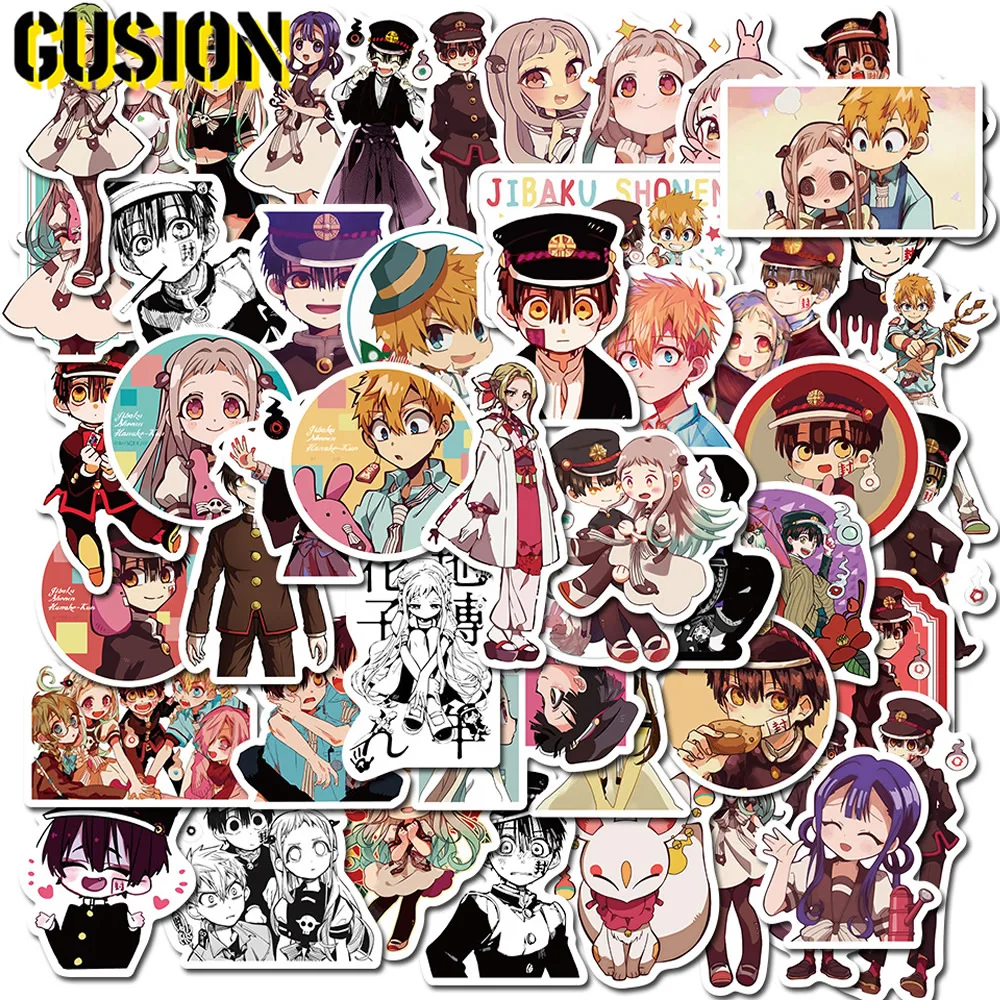 Skateboard-Luggage Graffiti Sticker Laptop Funny Toilet-Bound Hanako-Kun Cute Guitar