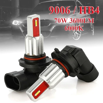 

2X 9006 HB4 CSP LED Fog Headlight Bulb Conversion Kit 70W 3600LM 6000K White