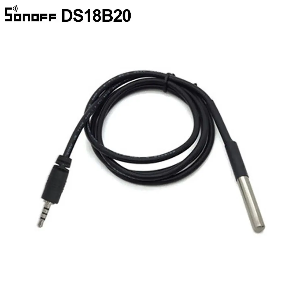 Itead SONOFF Sensor Si7021 AM2301 Temperature Humidity Sensor DS18B20 Sensor With 5M Extension Cable AL560 For Sonoff TH10/TH16 3
