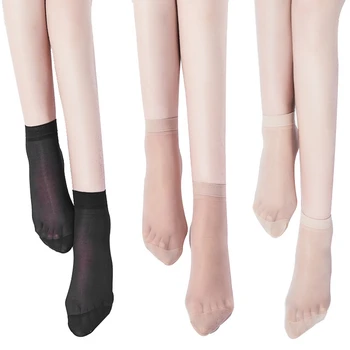 

2020 Female Socks Summer Thin Section Anti-hook Silk Flesh-colored Velvet Ladies Socks