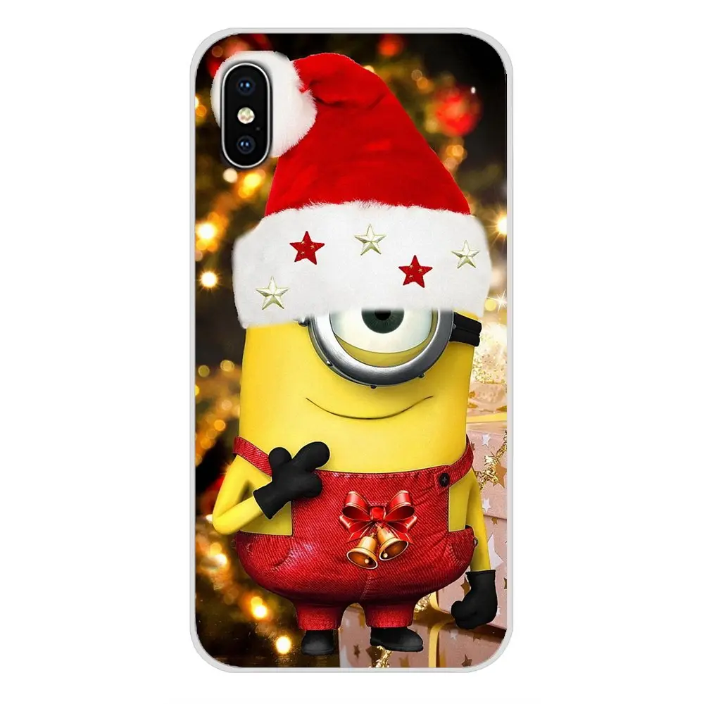 Аксессуары чехлы для телефонов с миньонами Рождество для huawei G7 G8 P7 P8 P9 P10 P20 P30 Lite Mini Pro P Smart Plus - Цвет: images 8