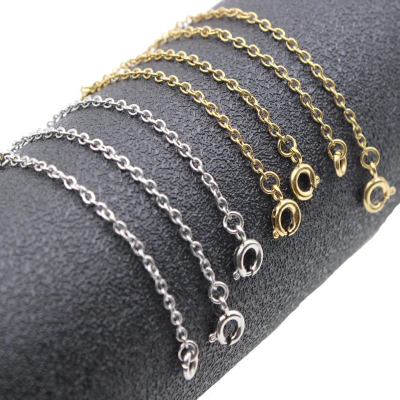 

5pcs/lot Stainless Steel Extended Extension Tail Chain Lobster Clasps Bracelet Necklace Connector DIY Jewelry Making Findings