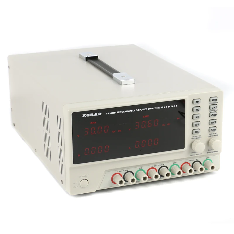 KA3305P прецизионный Регулируемый 30 в 5A 3A USB RS232 порты цифровой DC тройной Линейный