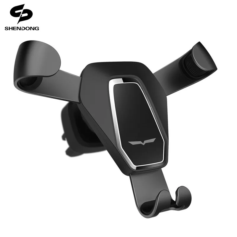 

New Style Metal Gravity On-board Phone Holder Universal Air Outlet Car Navigation Bracket Gift