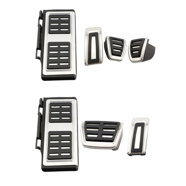 US $5.91 Car Pedals Cap Foot Rest Cover Accelerator Brake Clutch For VW Golf 7 GTi MK7 Seat Leon Octavia A7