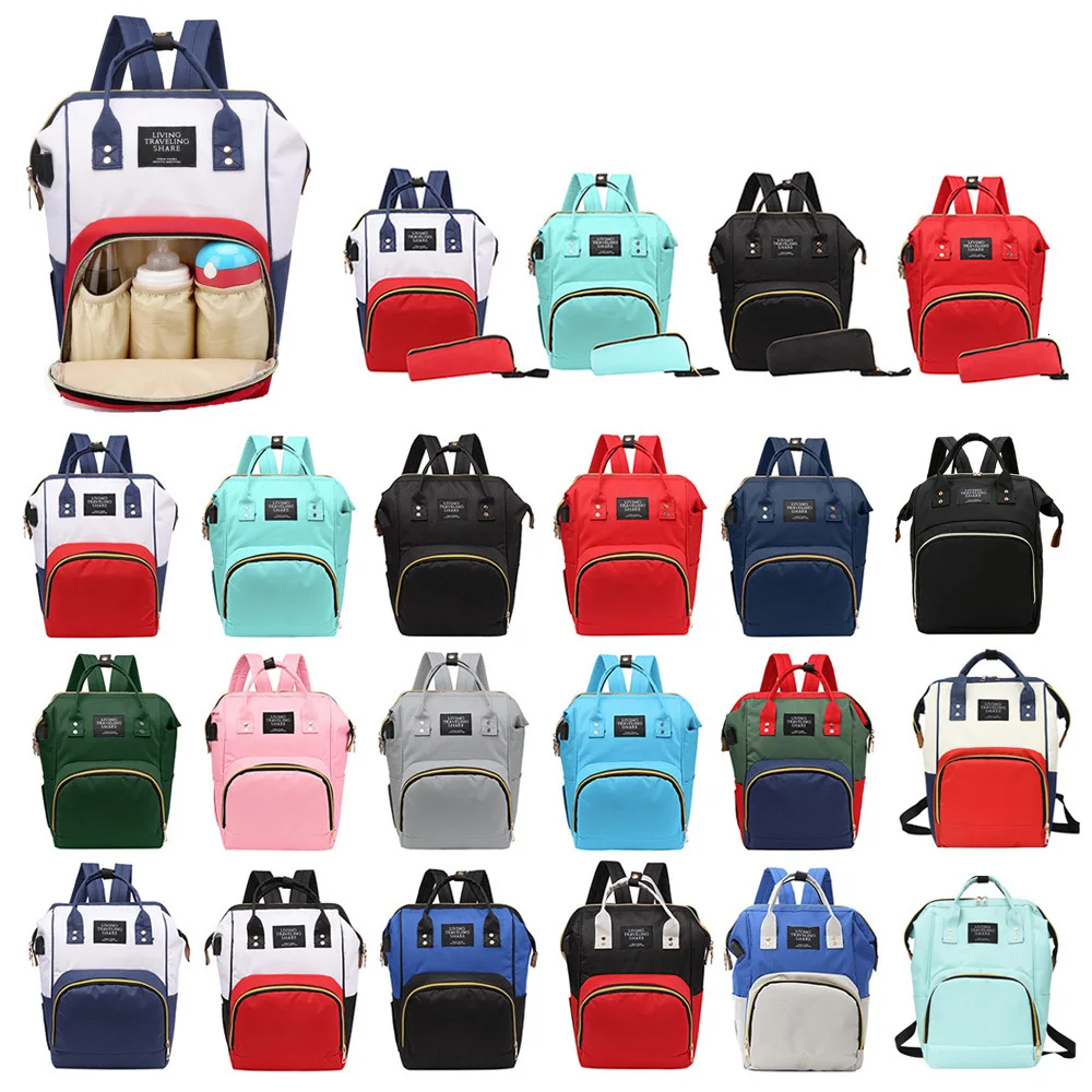 

Fashion Mummy Maternity Bag Multifunctional Large Capacity Diaper Bag Backpack Nappy Baby Bag for Baby Care