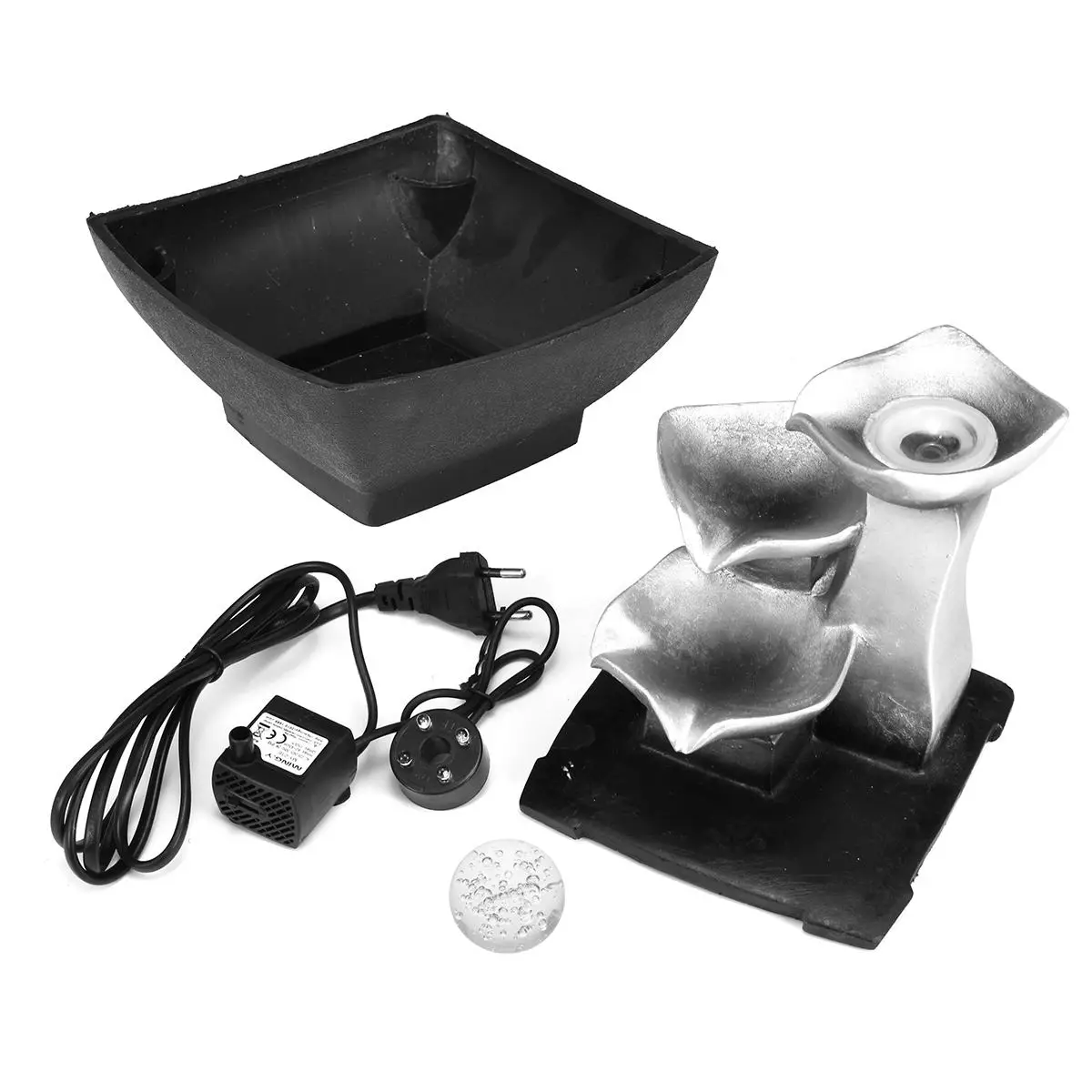 Rockery Indoor Fountain Waterfall Feng Shui Desktop Water Sound Meter Decoration Crafts Home Decoration Accessories Gifts