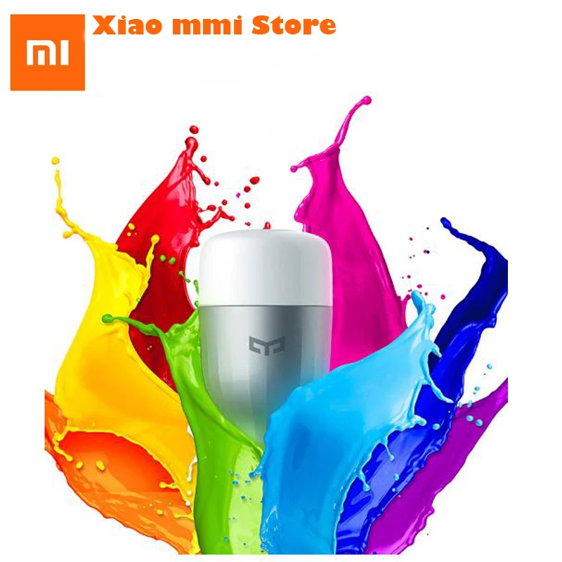 

Original Xiaomi App wifi Yeelight Blue II E27 9WLED Smart Bulb ( Color ) 600 Lumens Mi Light Smart Phone WiFi Remote Control