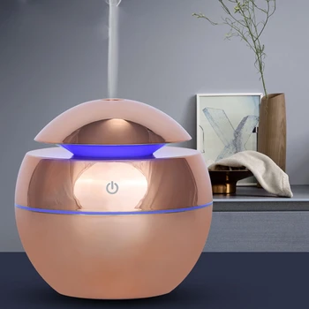 

Usb Aroma Essential Oil Diffuser Ultrasonic Air Home Humidifier Mini Mist Maker Aroma Diffuser 130Ml 7 Color Led Light Office