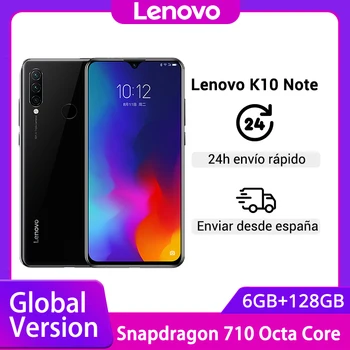 

Global Version Lenovo K10 Note (Z6 Lite) 6GB 128GB Snapdragon 710 Octa Core Triple Back Cams 6.3 Inch 19.5:9 Water Drop 4050 mAh