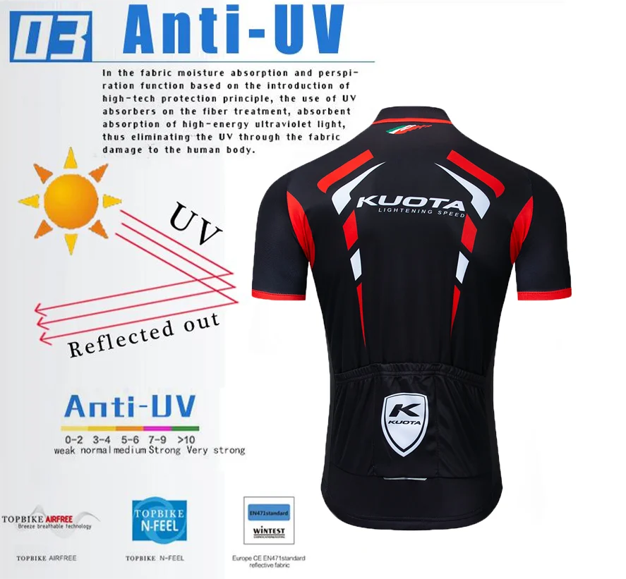 Набор для велоспорта Pro UCI Team набор KUOTA 9D гель с коротким рукавом гонок MTB Maillot Bike