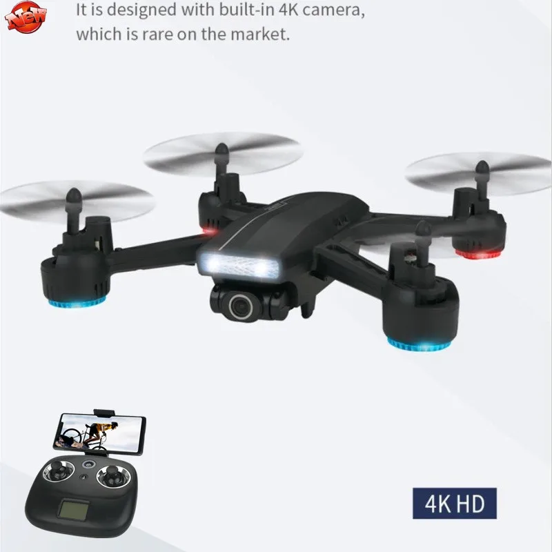 Профессиональный радиоуправляемый квадрокоптер 4K HD воздушная антенна wi-fi FPV дрон