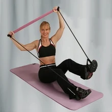 Многофункциональная палка для йоги, пилатеса, фитнес-палка для дома, коррекция фигуры, пульлер для мышц, эластичный стержень, сопротивление, веревка, Аксессуары для йоги