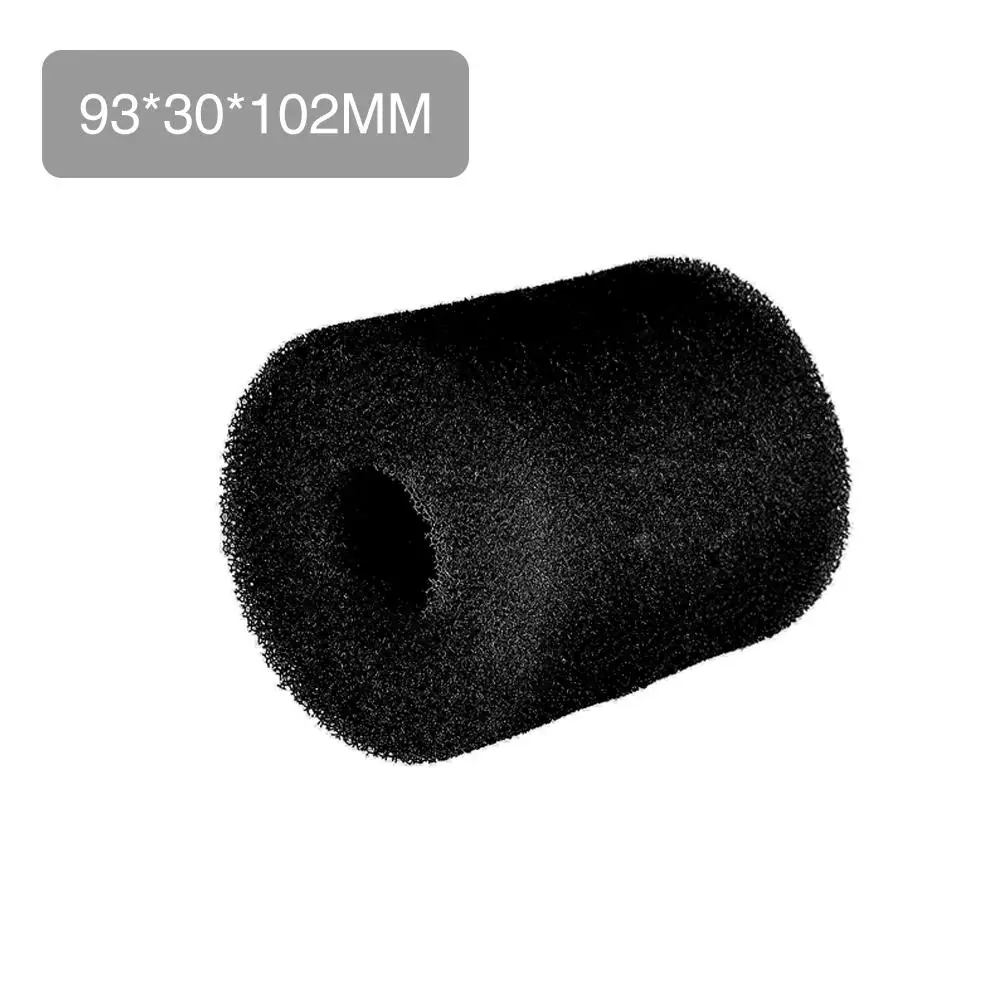 3 sizes Black White Swimming Pool Filter Foam Sponge Intex S1 type Reusable Washable Cartridge Foam Suit Intex Bubble Jetted - Цвет: C