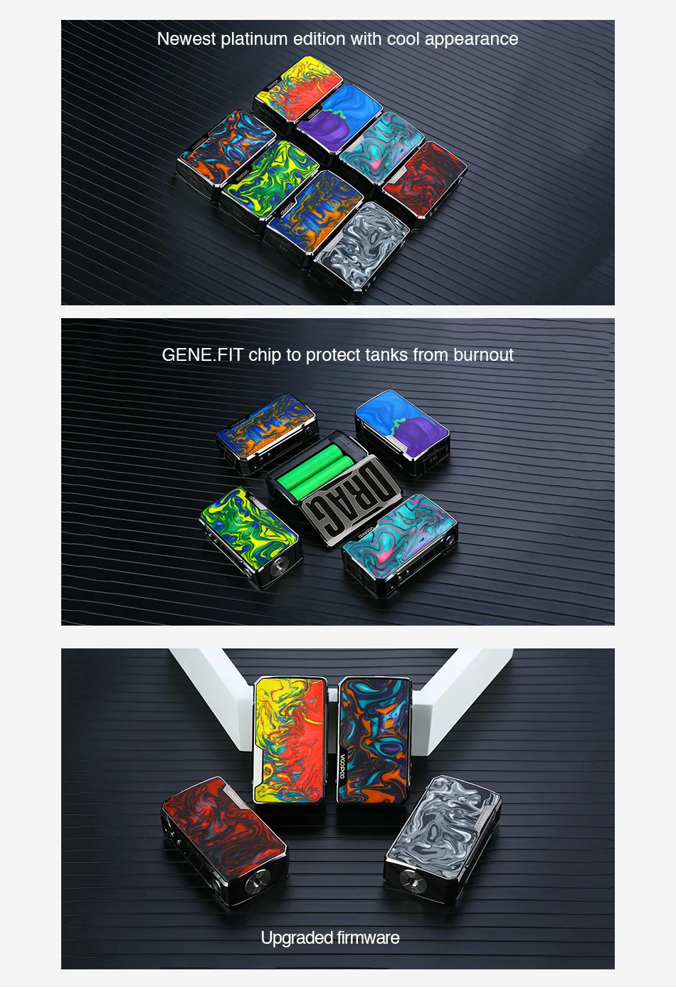 VOOPOO Drag 2 Platinum 177W TC Box MOD