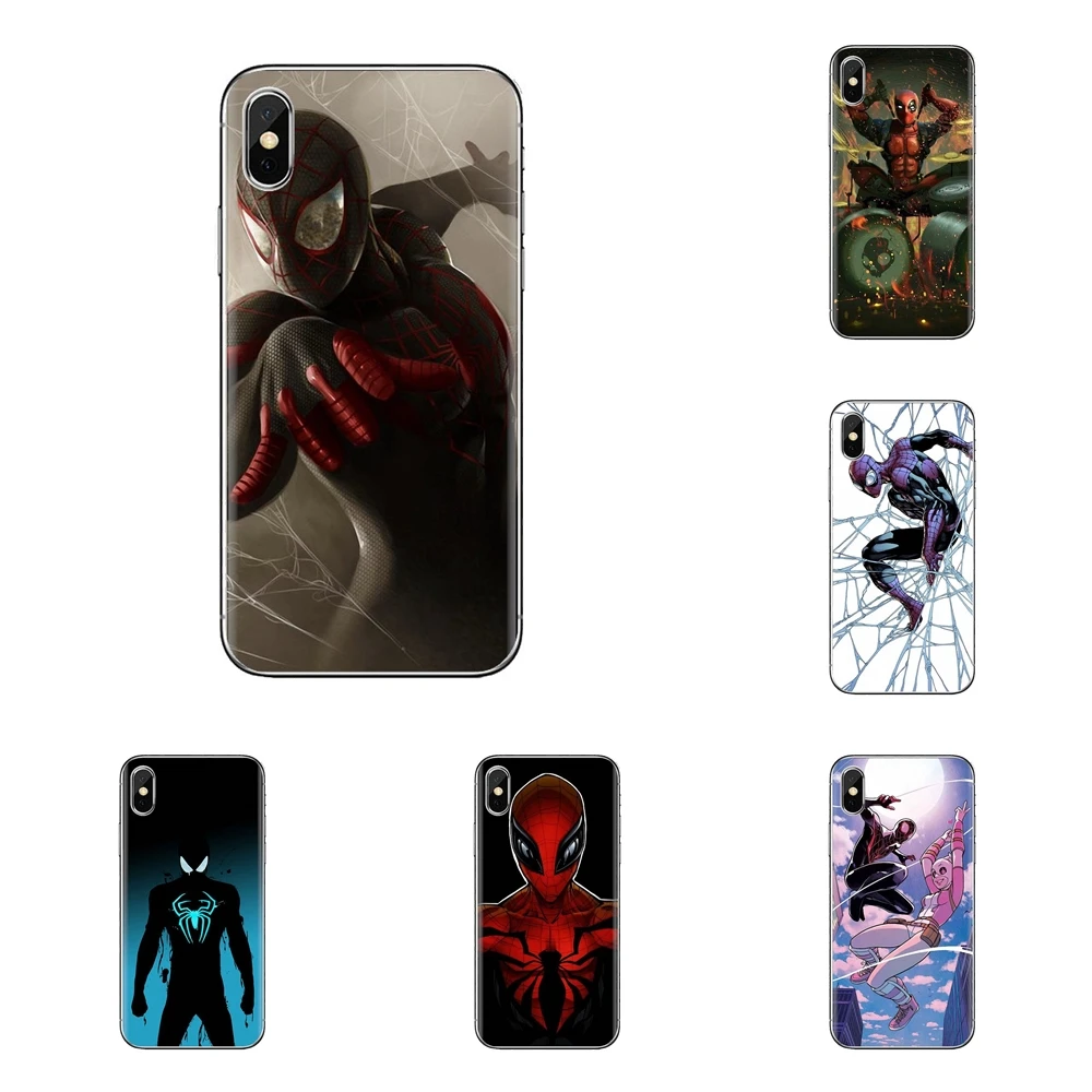 TPU Shell Covers For LG G3 G4 Mini G5 G6 G7 Q6 Q7 Q8 Q9 V10 V20 V30 X Power 2 3 K10 K4 K8 2017 Spiderman Spider Man Marvel Venom |