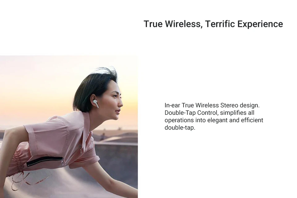 Оригинальные беспроводные наушники HUAWEI FreeBuds lite с двойным кликом управления с зарядным устройством IP54 HUAWEI freebuds enjoy