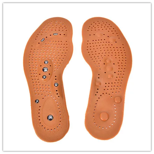 1 Pair Unisex Magnetic Shoe Comfort Pads Foot Massage Breathable Shoe Insoles Therapy Magnet Insoles NEW