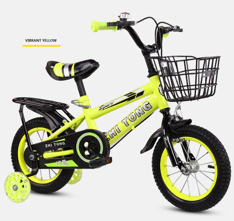 Children's Bicycle Boys and Girls Cycling Bike 12/14/16/18 Inch Folding Kid's Bicycle Light Students Bicycle