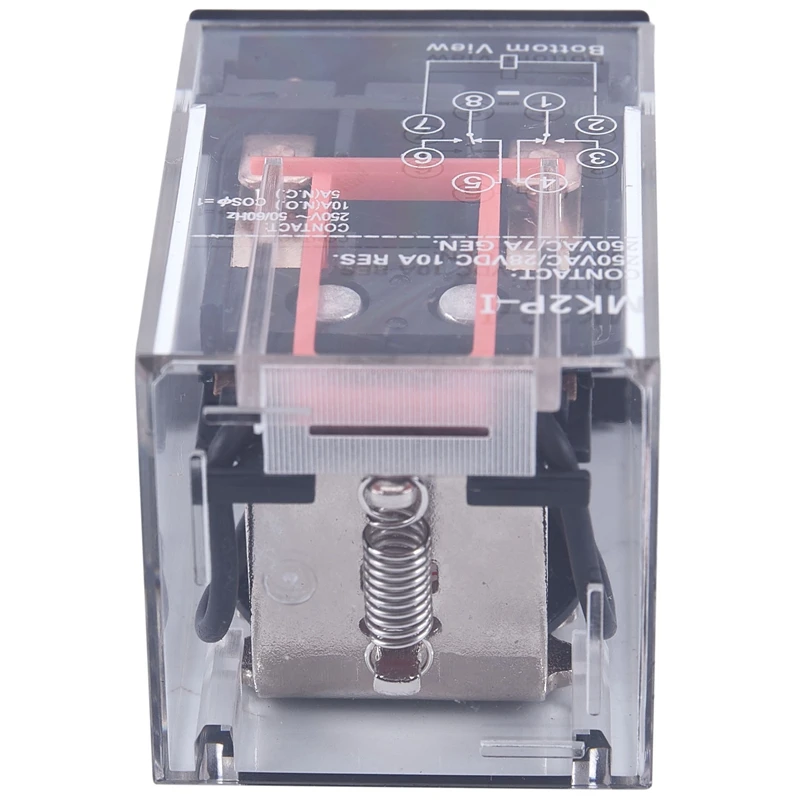 AC 220 V/230 V Катушка напряжения реле мощности PCB 8 контактов DPDT 2NO 2NC MK2P-1