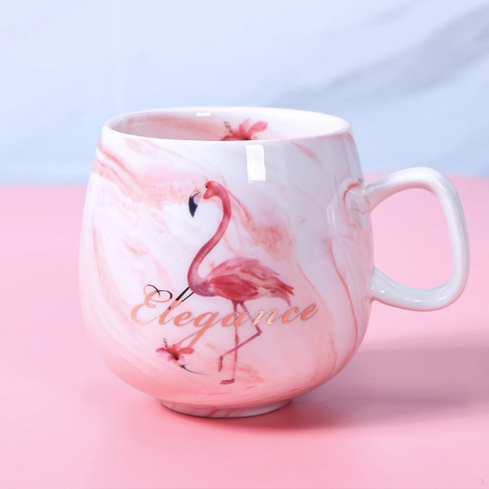 

11 Ounce Flamingo Mug Ceramic Coffee Tea Cup Animal Coffee Mug Cute Animal Cup Gift for Friend Colleague Dad Mom