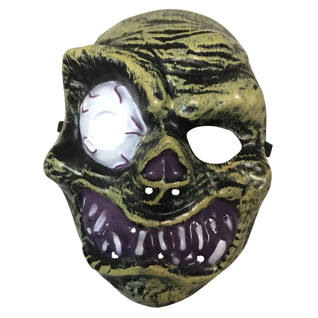 

2019 New Terror Mask Skull Style Mask Melting Face Adult Costume Halloween Scary #NN824