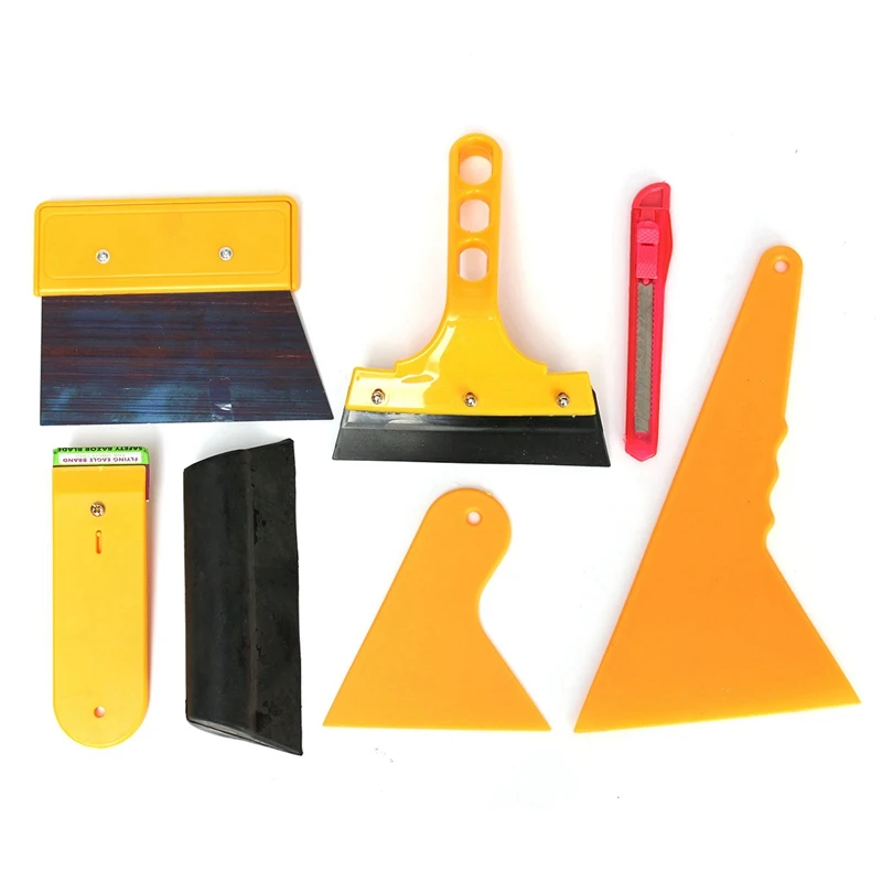 Car Window Tint Tools Kit For Auto Film Tinting Scraper Application Installation 
