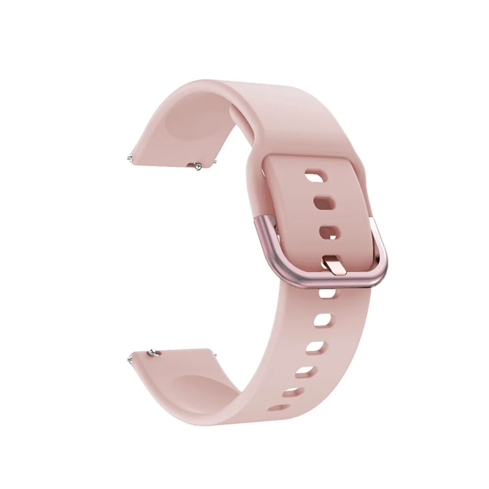 pink Для Galaxy watch active 2 band для samsung Galaxy watch Active 2 42 мм ремешок для часов gear sport для Huami Amazfit Bip аксессуары - Цвет: pink