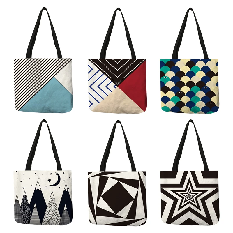 Mandala Pattern With Yellow Floral Canvas Tote Bag,Fashion Large Capacity Handbag for Women Travel
