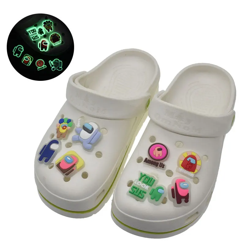 set of Shoe Charms AMONG US croc decoration buttons for kids SUS