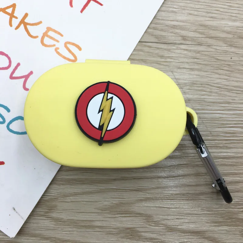 Чехол для наушников с мультяшными рисунками для mi Airdots чехол с крючком Милая защитная рамка с брелком для mi Airdots чехол для наушников s - Цвет: 9