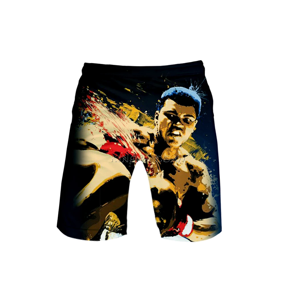 Шорты с 3D принтом для мужчин Muhammad Ali Kpop модные шорты в уличном стиле горячая распродажа Повседневная одежда подходит для лета