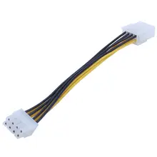SODIAL(R) 6pin PCI к 8pin PCI-E кабель питания адаптер M-F