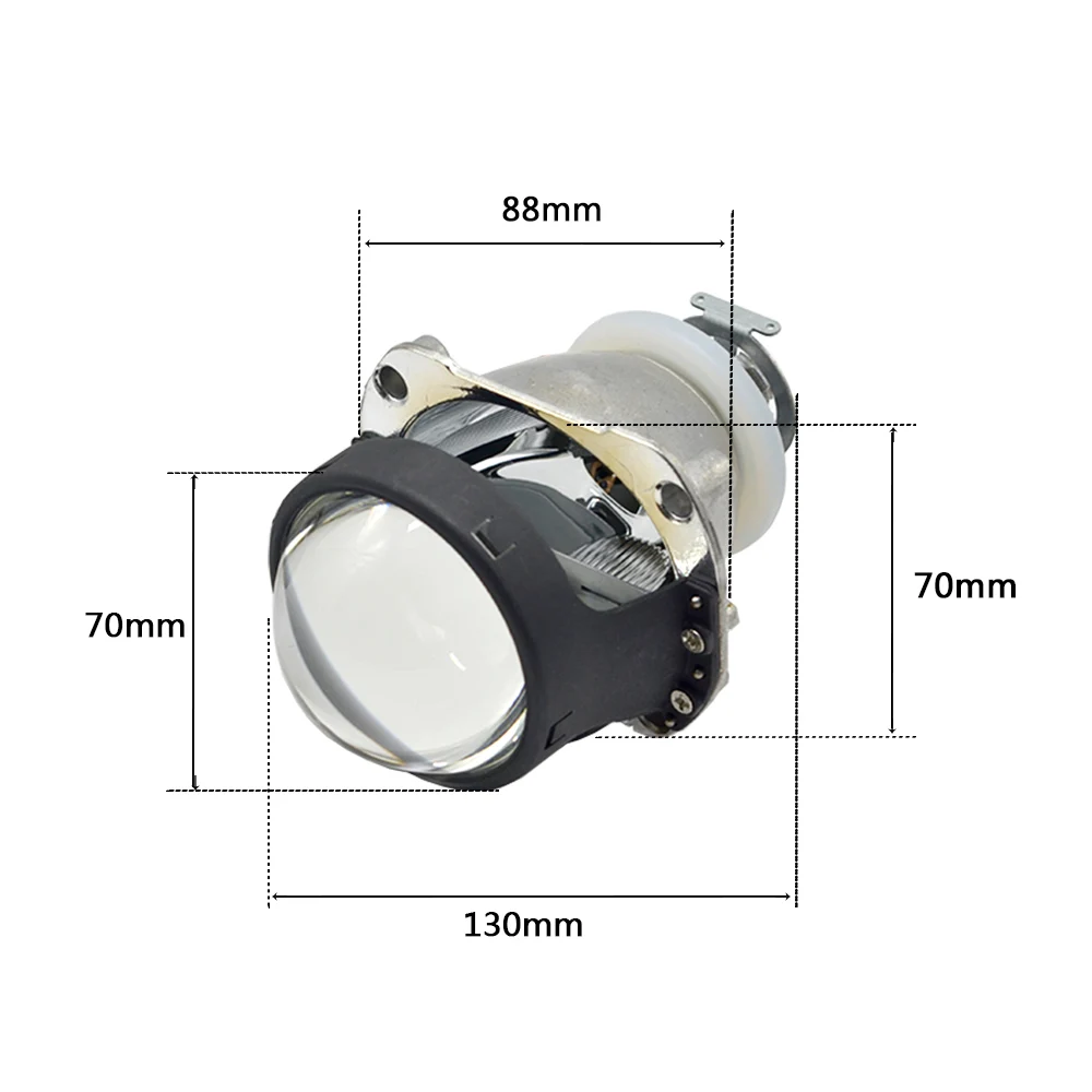 2,5 дюймов hella bixenon hid объектив проектора, пригодный для H1 H4 H7 Автомобильная лампочка, фара, комплект для сборки автомобиля, Объективы для проектора